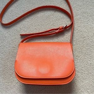 urban outfitters orange crossbody purse